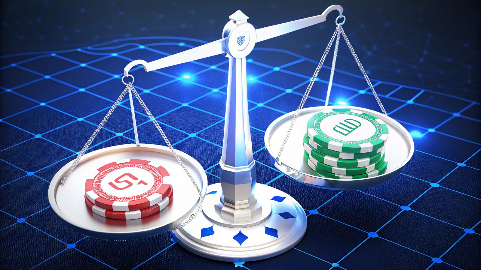 A comparison grid of casino cards with columns for licence, rails and limits