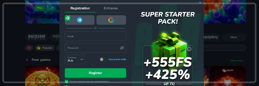 Cactus: earlier registration view
