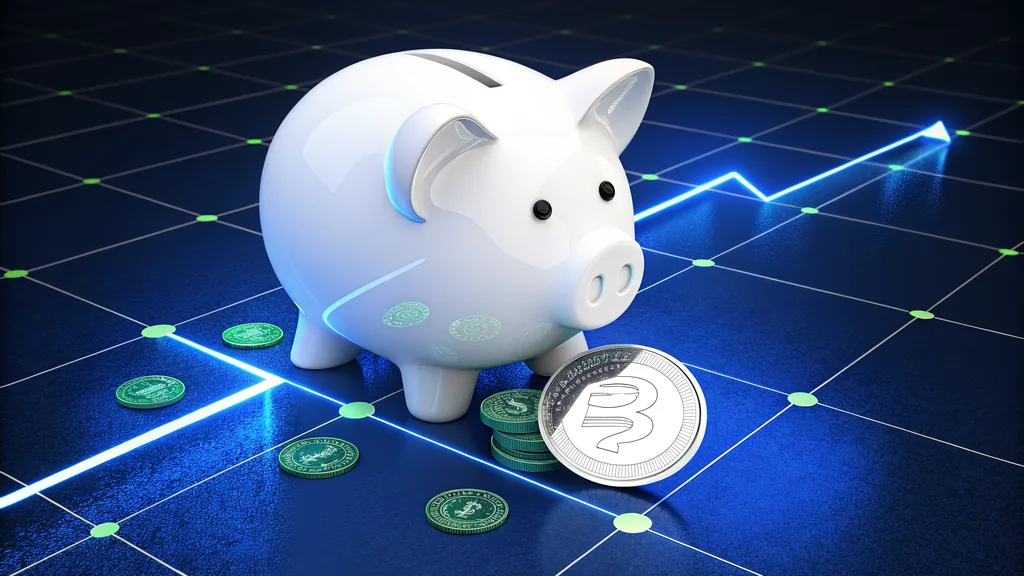 Piggy bank and coins illustrating a cashout limit