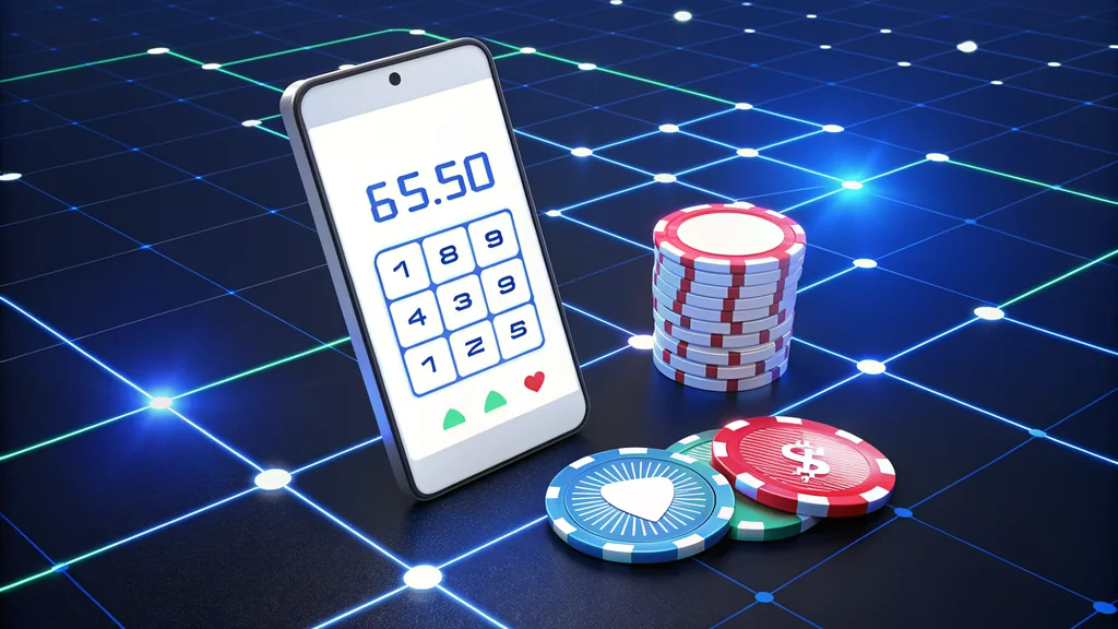 Payment-code phone and casino chips illustrating casino banking in Poland