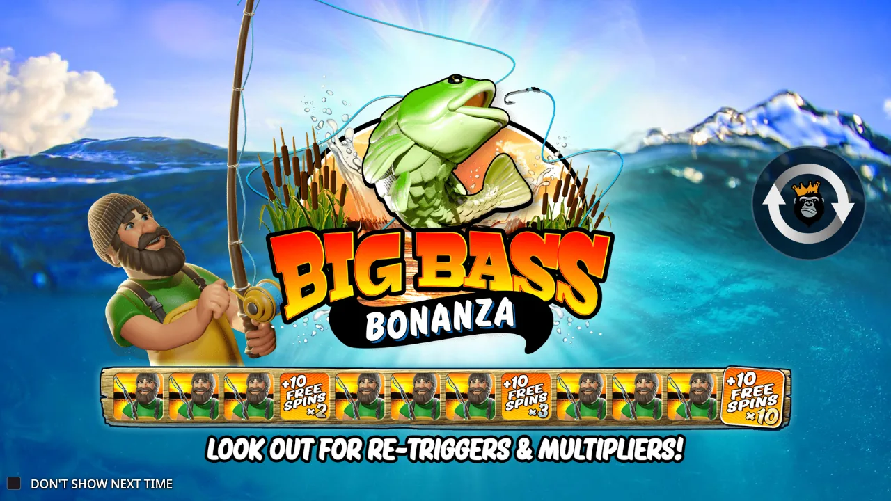 Big Bass Bonanza introduction in the official browser demo