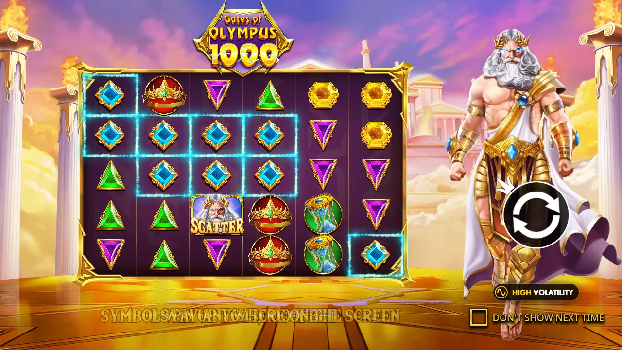 Gates of Olympus 1000 introduction in the official browser demo