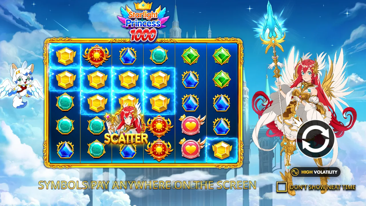 Starlight Princess 1000 introduction in the official browser demo