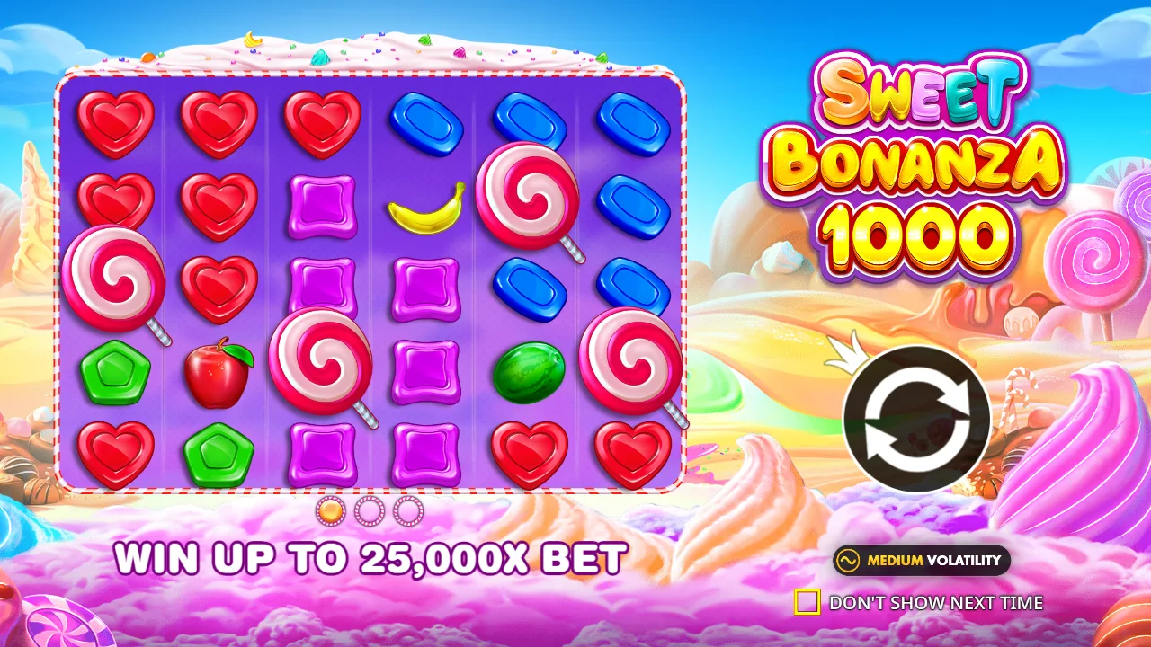Sweet Bonanza 1000 introduction in the official browser demo