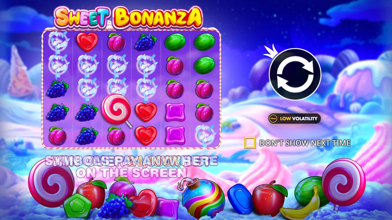 Sweet Bonanza introduction in the official browser demo