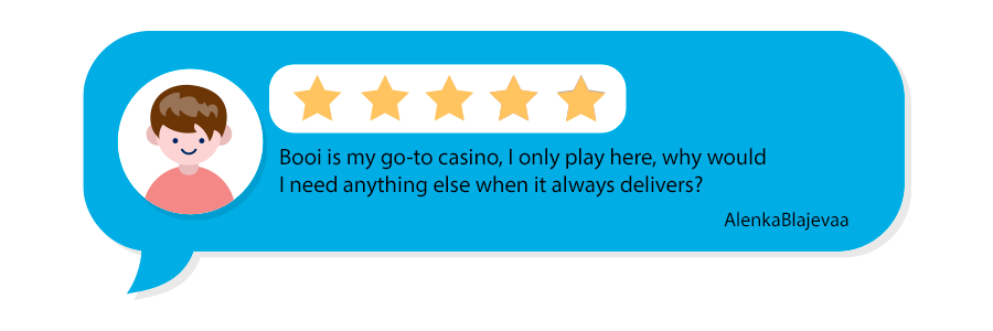 Player Reviews on Booi Casino