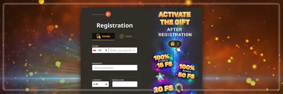 Play Fortuna Casino Registration Process