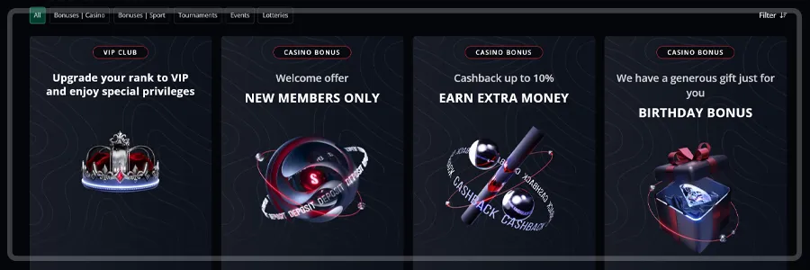 Bonuses And VIP System