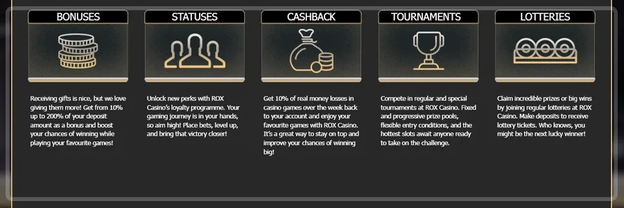 Bonuses And VIP System
