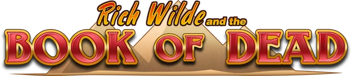 Rich Wilde and the Book of Dead title artwork in gold and red